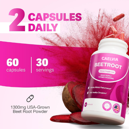 Organic Beetroot Energy Boost Capsules™