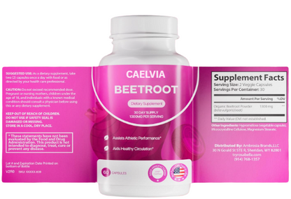 Organic Beetroot Energy Boost Capsules™